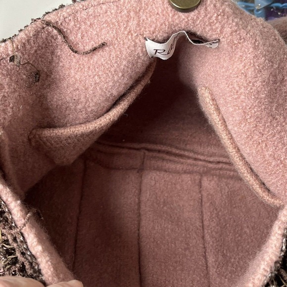 Rag Bags Blowing Rock Handcrafted Shoulder Bag Boho Upcycled Fringe Pockets - Picture 6 of 9